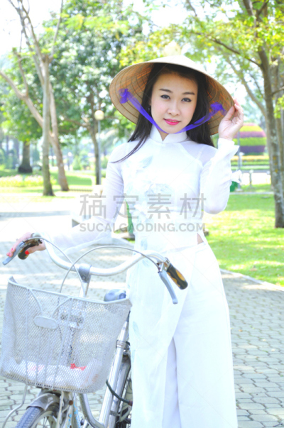 越南,女孩,奥黛,垂直画幅,美,女人,衣服,美人,时尚,人