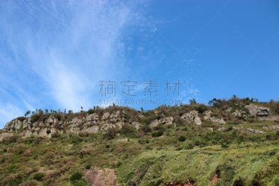 제주에 있는 산인 '당산봉'의 풍경이다.