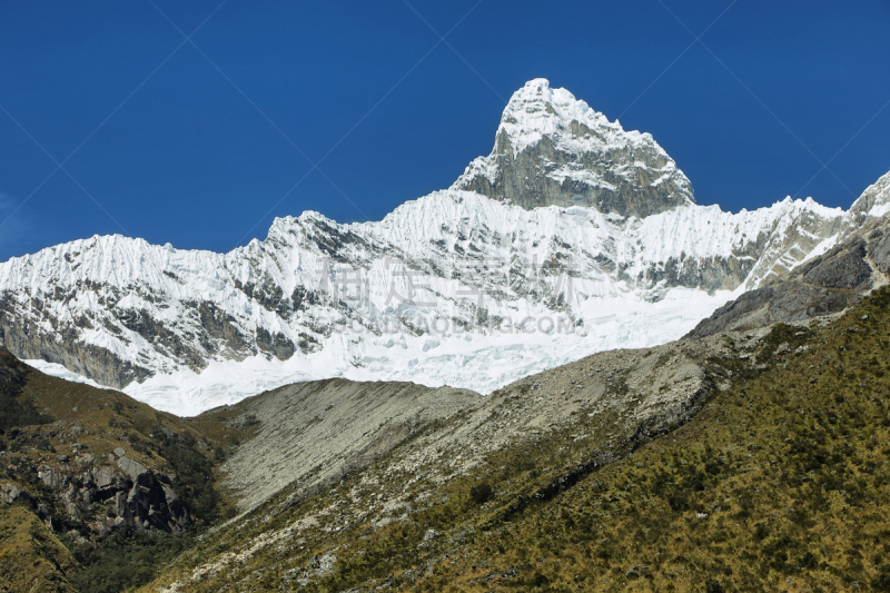 秘鲁,南美,天空,水平画幅,雪,韶山,岩层,旅行者,户外,美洲