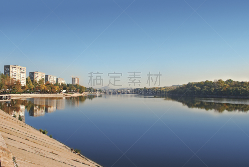 顿涅茨克,城市,乌克兰,都市风光,城市生活,著名景点,河流,户外,天空,建筑