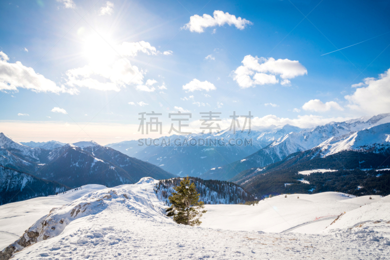 雪,阿尔卑斯山脉,地形,白昼,晴朗,自然美,天空,美,度假胜地,水平画幅