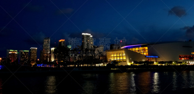 市区,迈阿密,碧琪箕,商务,黄昏,佛罗里达,现代,著名景点,商业金融和工业,河流