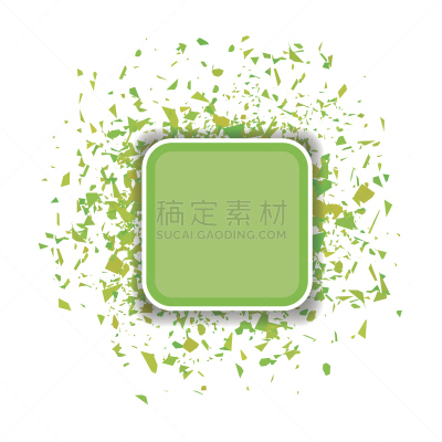 粒子,绿色,五彩纸屑,猴年,新的,纺织品,绘画插图,组物体