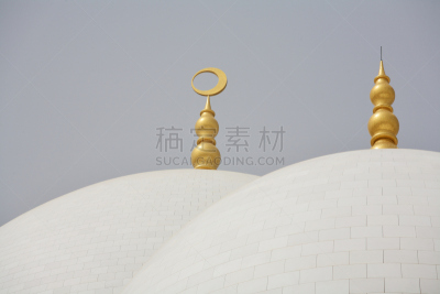 圆顶建筑,阿布扎比,扎耶德清真寺,灵性,黄金,水平画幅,建筑,无人,清真寺,阿拉伯联合酋长国