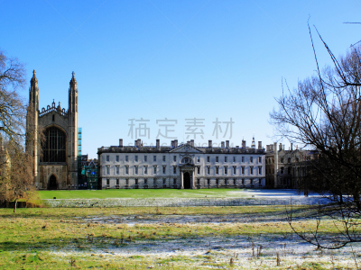 剑桥大学,伊顿公学,都铎时代风格,剑桥郡,英国剑桥,天空,教堂,水平画幅,无人,古老的