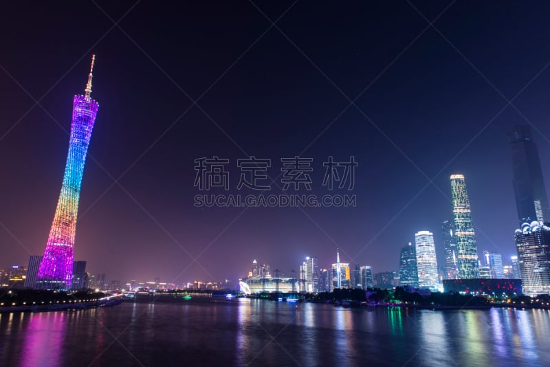 夜晚,城市,现代,珀尔里福,水平画幅,无人,户外,建筑业,商业金融和工业,著名景点