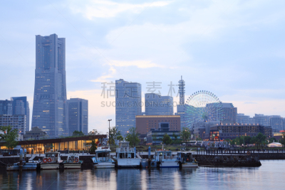 都市风景,横滨,城市,室内过夜,滨海湾 ,公园,车轮,水平画幅,无人,海港