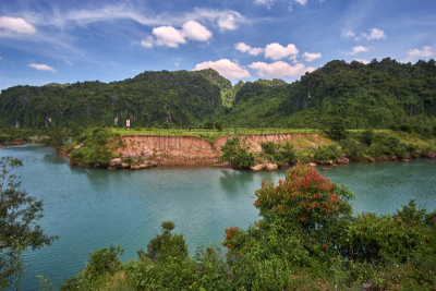 城镇,越南,河流,万里无云,青绿色,芽庄,越南南部,石灰石,水,气候
