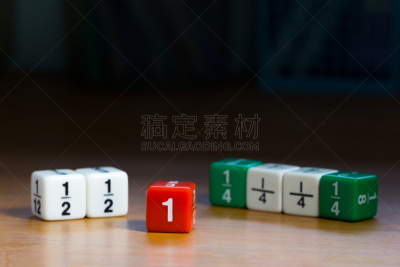 骰子,分数符号,加号,知识,水平画幅,无人,摄影,教育