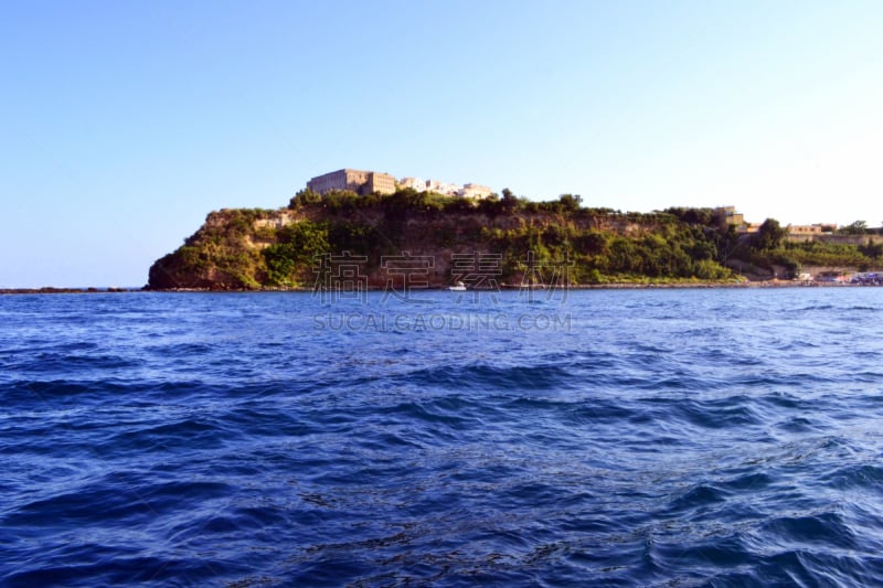 普罗其达,坎皮佛莱格瑞,那不勒斯海湾,纳布勒斯,水,天空,水平画幅,沙子,无人,夏天