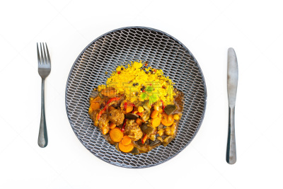 粗粒小麦粉,摩洛哥,肉丸,牛肉,传统,远古的,蔬菜,肉,香料,法国