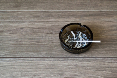 烟灰缸,烟蒂,香烟,白色,水平画幅,花烟草,无人,波兰,摄影