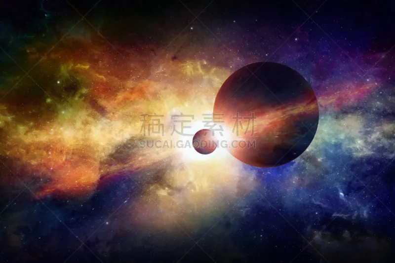 太空 非凡的 背景聚焦 外星人 星系 宏伟 行星 星形 天文学 轨道运行图片素材下载 稿定素材