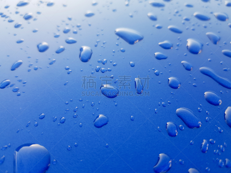 背景,金属,水滴,蓝色,湿,塔塔车,汽车,环境,水面,气象学