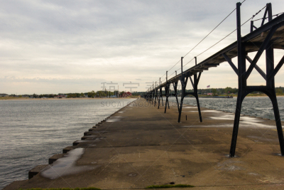 Manistee Pier Lake Michigan