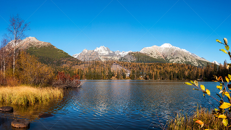 湖,山,国家公园,水平画幅,地形,秋天,无人,东欧,欧洲,户外
