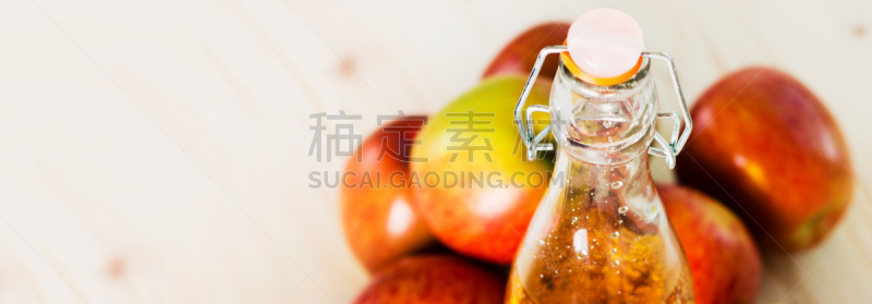 苹果汁,瓶子,苹果,清新,秋天,葡萄酒,留白,人造的,酸,芳香的