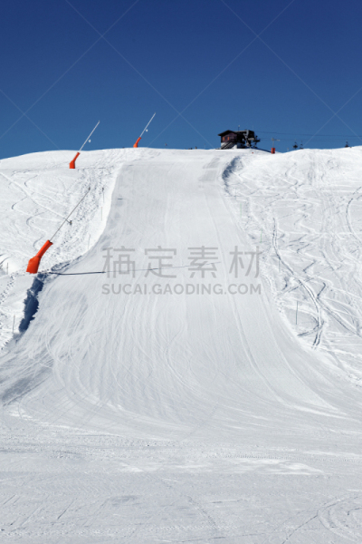 滑雪痕,自然,垂直画幅,思诺山,寒冷,地形,山,无人,滑雪运动,自然地理