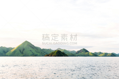 非凡的,地形,岛,海洋,印度尼西亚,海景,弗洛雷斯,库莫度,东努沙登卡拉,水