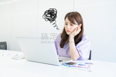 女孩,青年人,亚洲,技术,儿童,想法,日本人,中国人,问号,办公室