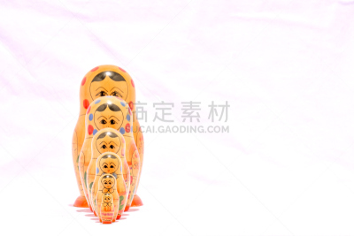 娃娃,简单,芬克河,巴布什卡妇女头巾,俄罗斯套娃,雪鞋,纪念品,艺术,水平画幅,小的