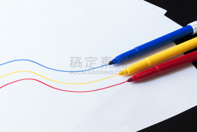 环绕立体声,绘画插图,水平画幅,蓝色,红色,黄色,卡片店,毡尖笔,意大利