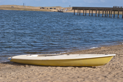 湖,船,国境线,南美,水,天空,水平画幅,punta del este,无人,乌拉圭