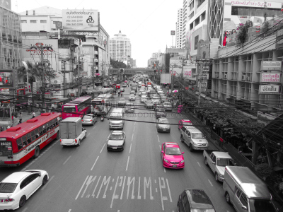 泰国,城市生活,曼谷,公共交通,水平画幅,无人,交通,户外,班戈寇科省,交通方式
