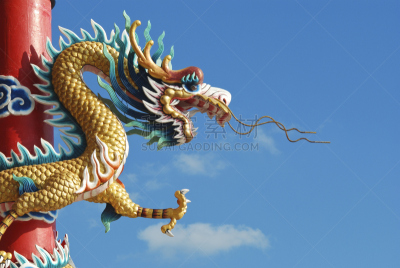 中国龙,天空,特写,海洋,龙,北京,尖牙,美,灵性,艺术