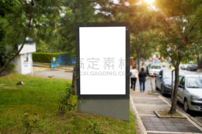 街道,布告栏,留白,零售展示,长椅,水平画幅,无人,巨大的,户外,传单