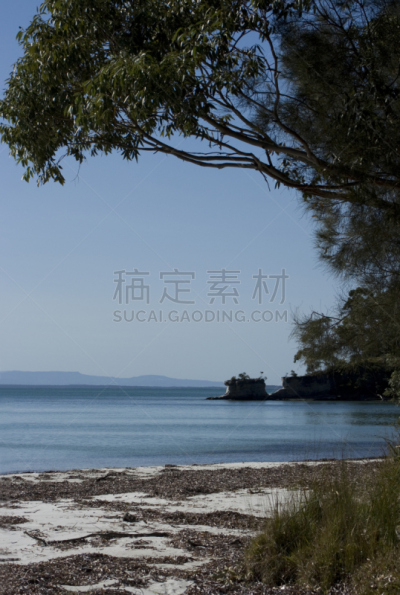 海滩,岩石,奇异的,垂直画幅,水,沙子,无人,岩层,夏天,阴影
