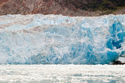 冰河,特写,沙耶冰河,崔西冰河,冰崩,水湾,水,水平画幅,山,无人