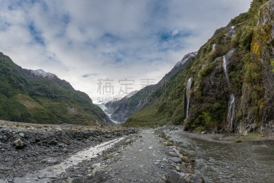 弗朗兹约瑟夫冰河,融水,库克山,水,气候,雪,缓慢的,国际著名景点,著名景点,新西兰南岛