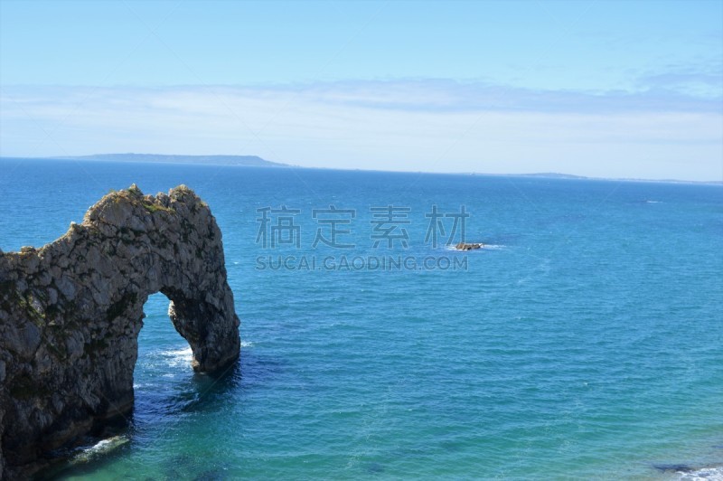 海岸线,多尔斯特,宁静,水平画幅,地形,无人,蓝色,英格兰,岩层,夏天