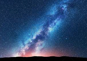 星星,夜晚,风景,太空,地形,银河系,蚂蚁,天空,美,星系
