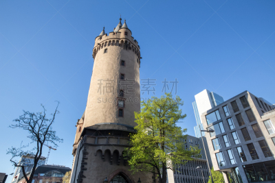 塔,德国,法兰克福,吕本山麓诺伊施塔特,了望塔,水平画幅,建筑,无人,欧洲,早晨