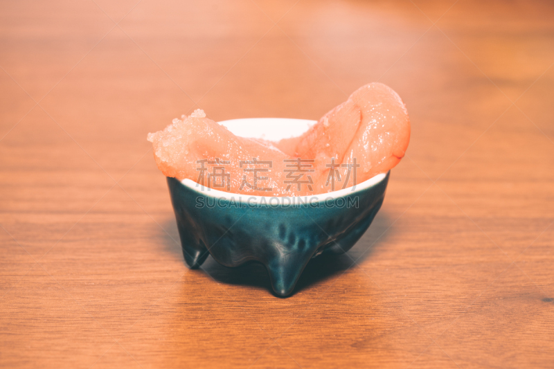 章鱼寿司,卵巢,旋钮,配菜,九州,水平画幅,鸡蛋,日本,生食,海产