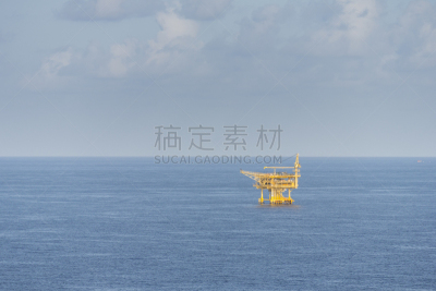 石油钻塔,天空,云,钻井救援船,采油平台,钻油机,钻探设备,油田,水平画幅,能源