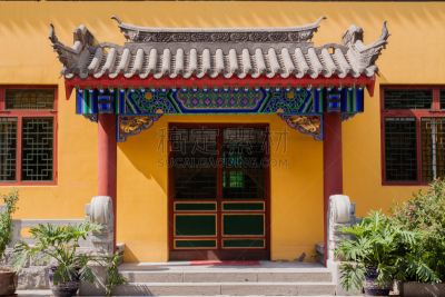 门,传统,沈阳,正面视角,外立面,水平画幅,无人,古老的,古典式,大门