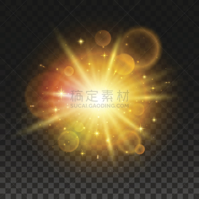闪光灯,镜头眩光,照明设备,色彩鲜艳,光亮,热,背景,天空,绘画插图,白色