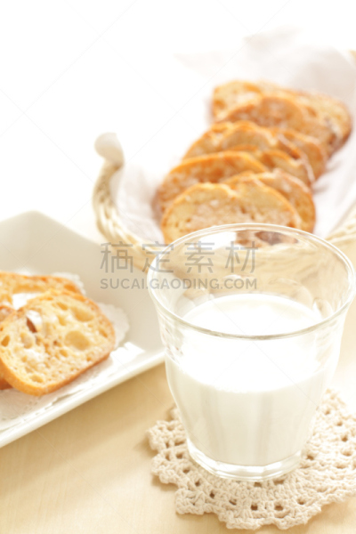 牛奶,糖,拉斯克郡,垂直画幅,早餐,无人,玻璃杯,饮料,小吃,甜食