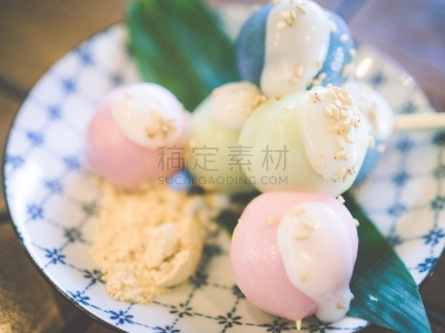 甜点心,日本,特写,白色,亚洲,传统,红色,秋天,饮食