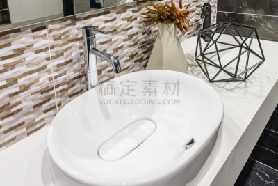 浴室,现代,水槽,水龙头,镜子,室内,水,水平画幅,无人,卫生间