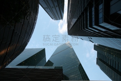 新加坡市,亚洲,城镇,水平画幅,新加坡,银行,无人,城市天际线,户外,城市