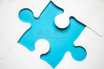 蓝色,谜题游戏,偏离目标,水平画幅,无人,平视角,纸板,组物体,想法,部分