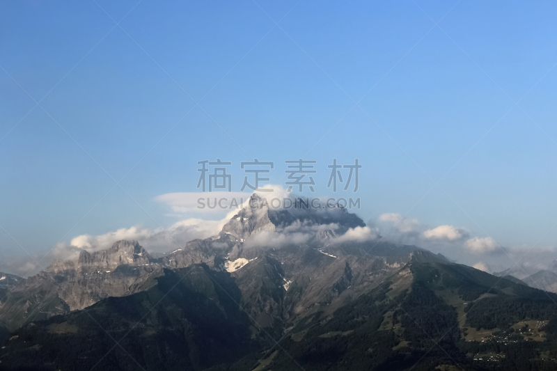 山,灰色,密迪齿峰,环境,云,天气,岩石,户外,天空,瑞士