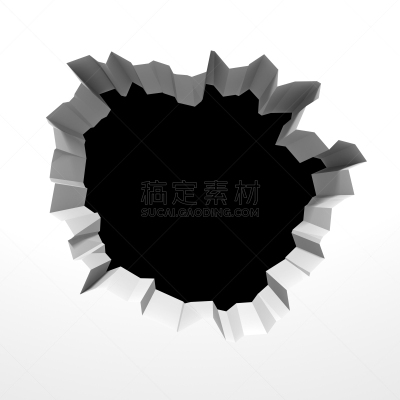 洞,白色,破碎的,黑色,石墙,商务,自由,砖,裂片,坏掉的