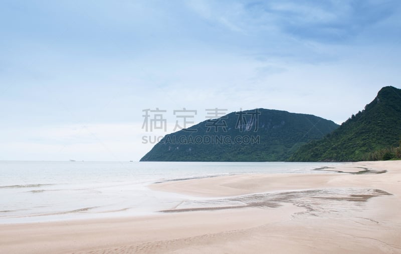 泰国,海滩,那空是贪玛叻洛坤,宁静,南,背景,雨季,逃避现实,苏梅岛,天空