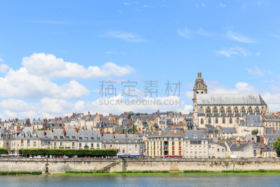 卢瓦尔河谷,布卢瓦,古城,水平画幅,建筑,无人,欧洲,户外