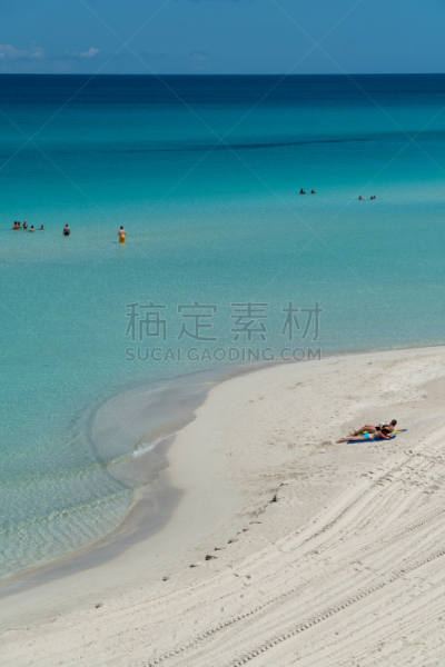 加勒比海地区,海滩,白昼,古巴,拉丁美洲,垂直画幅,图像,海洋,瓦拉德罗,无人